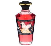 SHUNGA Huile Chauffante Vin Pétillant Fraise 100 ml Fraise G