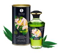 Shunga - huile de massage effet chaleur au thé vert bio 100 ml