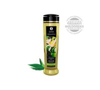Huile De Massage Biologique Saveur The Vert - 240 Ml Shunga Erotic Art