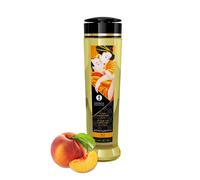 Shunga Huile de massage érotique – Parfum Pêche – 240 ml