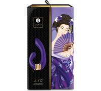 Shunga Vibromasseur Rabbit Miyo Violet 18,5 cm – Stimulation clitoris et point G