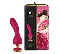 Shunga Vibromasseur Sanya – 18,5 cm – Couleur Bordeaux