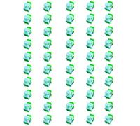 SHUNLIDAMAI Lot de 50 coupleurs de fibre optique SC monomode prise Keystone pour panneaux de brassage et plaques murales, adaptateur de câble de fibre optique (vert gazon, contact physique coudé)