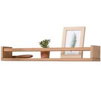 ShunpuBF Étagère flottante en bois de chêne naturel massif pour enfants, étagère murale flottante pour enfants, étagère murale pour cuisine, racak, salon, salle de bain, chambre à coucher (50 cm)