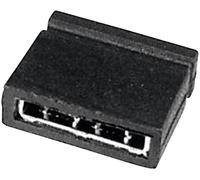 Shunt fermé, avec languette W & P Products 265-101-10-00 Pôle:2 Pas: 2.54 mm, 5.08 mm noir