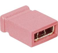 Shunt fermé Fischer Elektronik CAB 4 G R Pôle:2 Pas: 2.54 mm rouge