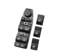 shunvcw Bouton de commutation de commande de régulateur de levage de fenêtre principale de puissance électronique/adapté for BMW 3 5 7 X3 X4 F30 F35 F25 F26 F07 F10 F18 F01 F02(Model B Black Set)