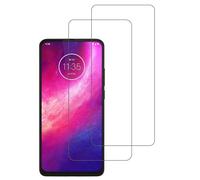 Shunwige Lot de 2 films de protection d'écran en verre trempé 9H anti-rayures HD transparent sans bulles pour Motorola One Hyper