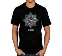 SHUOCAI As It is Flower T-Shirt Patty Walters Never Happy Ever After Pop Punk T-Shirt Black L