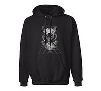 SHUOCAI Destiny 2 Skull Hoodies Hoody Sweatshirts Black XL