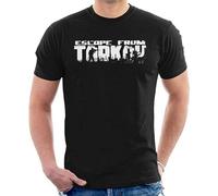 SHUOCAI Escape from Tarkov Text Men's T-Shirt T-Shirt Black M