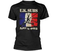 SHUOCAI UK Subs 'Party in Paris' T Shirt T-Shirt Black M