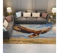 SHUODAOCO Imprimé Animalier Grands Tapis 80x120cm pour Salle de Bain Porte d’entrée Washable Antidérapant Zoo Cuisine Chambre d’Amis Couloir Décoration intérieure Tapis 80x120cm