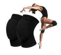 SHUOHONG 2 Pièces Genouillère Sport Stretch, Protègent L'articulation du Genou, Genouillere Danse, Genouillère Volleyball, Genouillere Sport pour Handball, Basketball, Course à Pied