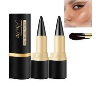 SHUOHONG 2 Pièces Maquillage Femme Professional Makeup Eyeliner, Crayon Yeux Waterproof, Eyeliner Couleur Intense, Eyeliners Waterproof Application Facile et Précise, Eye Liner Allday Tenue (Noir)