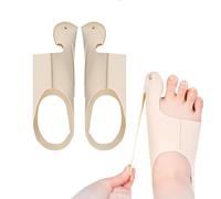 SHUOHONG 2 Pièces Orthese Hallux Valgus, Tissu Ultra Fin Hallux Valgus, S'adapte à la Forme du Pied Hallux Valgu, Orthese Corrective Unisexe pour Baskets Chaussures Plates Talons Hauts (40-44,Chair)