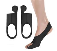 SHUOHONG 2 Pièces Orthese Hallux Valgus, Tissu Ultra Fin Hallux Valgus, S'adapte à la Forme du Pied Hallux Valgu, Orthese Corrective Unisexe pour Baskets Chaussures Plates Talons Hauts (40-44,Noir)