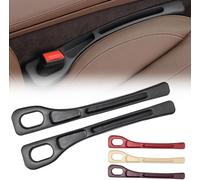 SHUOHONG 2 Pièces Remplissage de Siège Intérieur, Siège de Voiture Gap Filler Pad Bouchon, Bouchon de Siège, d'Auto Coussins de Remplissage de Siège de Voiture pour Voiture, SUV, Camion (Noir)