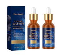 SHUOHONG 2 Pièces Serum Hydratant Visage, Sérum Anti Rides et Anti-Âge, Soins pour Le Visage Hydratant et Lissant, Aide à Réduire L’apparition des Pattes d’oie et Ridules pour Tous Types de Peaux