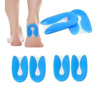 SHUOHONG 3 Paires Talonnette Silicone en Gel, Epine Calcaneenne Silicone Talonette Coussinet Talon Chaussure, Talonnette Epine Calcaneenne, Talonnettes Gel pour Homme et Femme (L:41-45)