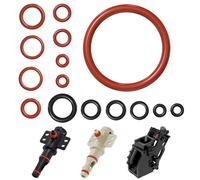 SHUOHONG 30 Pièces Joint Torique Silicone, Pièce Rechange Joint Torique Caoutchouc, Kit Maintenance Largement Compatible Joints Groupe Café, pour Valve Support, Soupape Vapeur, Groupe D'Infusion