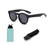 SHUOHONG Lunette Soleil BéBé, Lunette de Soleil Polarisées Premium pour BéBé, Protection Uv400 Réglable, Enfant Polarisées, pour Fête de Vacances à la Plage, Activités de Plein Air