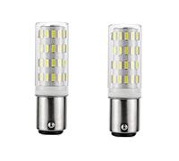 ShuoHui Ampoule à incandescence B15 B15D 12 V-24 V B15d à double contact à baïonnette 5 W blanc froid 6000 K 40 W équivalent pour éclairage d'appareils basse tension (2)