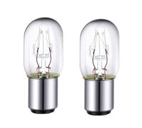 ShuoHui Ampoule avec clip à baïonnette pour machine à coudre, 240 V, 15 W, 220/240 V, culot à baïonnette B15 BA15D, blanc chaud (2)