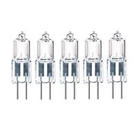 ShuoHui Ampoules halogènes G4, T3 10 W 12 V, culot G4 pour lampe sous cabinet, chandelier, 100 lm blanc chaud 2700 K (5)