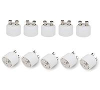 ShuoHui Lot de 10 adaptateurs de lampe GU10 vers MR16 GU5.3 230 V vers 230 V