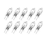 ShuoHui Lot de 10 ampoules halogènes G4 - 10 W - 24 V - Intensité variable - Base bi-broches - Capsule transparente - Blanc chaud