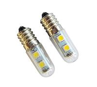 ShuoHui Lot de 2 ampoules E14 230 V 7 LED 5050 SMD blanc chaud Home Corn Light Durable Longlife Bulb 2 W 3000 K