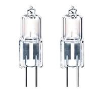 ShuoHui Lot de 2 ampoules halogènes G4 20 W Blanc chaud Protection UV Type JC 12 V 2700 K