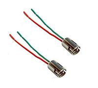 ShuoHui Lot de 2 douilles B15 B15D / BA15D à 1 filament - Culot - Connecteur - Ampoule à incandescence - Bateau - 12 V - 24 V