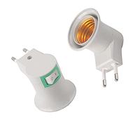 ShuoHui Lot de 2 douilles de lampe E27 - Rotation à 360° - 230 V