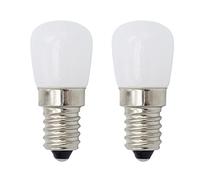 ShuoHui Lot de 2 mini ampoules LED E14 SES 1,5 W Blanc chaud 2800 K 220-240 V 15 W Remplacement halogène Petite ampoule LED Edison E14 pour réfrigérateur Pygmy / Micro-ondes / hotte aspirante /