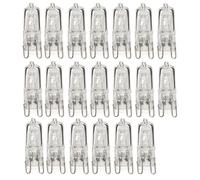ShuoHui Lot de 20 ampoules halogènes G9 - 33 W - Culot HaloPin - Intensité variable - 33 W - Remplace un angle d'éclairage 365° - Blanc chaud - 2700 K