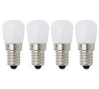 ShuoHui Lot de 4 mini ampoules LED 3 W E14 SES Blanc chaud 2800 K 220-240 V 30 W Remplacement halogène Petite ampoule Edison E14 pour réfrigérateur Pygmy / micro-ondes / hotte aspirante / machine à