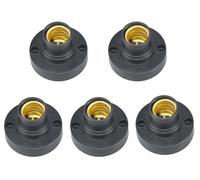 ShuoHui Lot de 5 adaptateurs pour culot de lampe - Culot E14 - Adaptateur de douille de lampe pour lampes LED