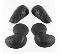 SHUOJIA Motorcycle Trouser Suit Armour,detachable biker jeans hip pads+knee pads,Joint Protectors-Level 1-2 Armor (Upgrade armor-B)