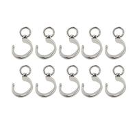 Shuoshenm 10 pièces de Bague de Pied en Acier Inoxydable pour Oiseaux, Bague de Jambe pour perroquets destinée à l’entraînement et à l’Identification, Bande de Cheville réutilisable à Bord (11#)