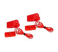 Shuoshenm 2 interrupteurs de sécurité pour Tapis Roulant, Insert rectangulaire en ABS et Laiton, pièce de Rechange pour Verrouillage de sécurité de Tapis Roulant pour équipement de Gym Yijia