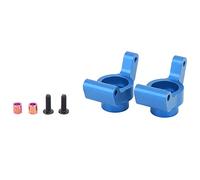 Shuoshenm 2 pièces de Support d’essieu arrière RC pour Remo Smax 1621 1625 1631 1635 1651 1655 A2505, Support d’essieu arrière en Alliage d’Aluminium avec vis et cylindres en cuivre pour (Bleue)