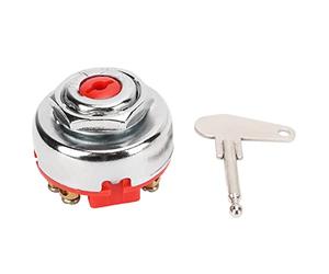 Shuoshenm Interrupteur d’allumage à 8 Broches, Remplacement de la Serrure d’allumage et du démarreur pour Tracteur et Tondeuse à Gazon, Compatible avec Les clés de Rechange Hella et,