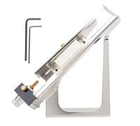 Shuoshenm Jig de fletching pour flèches en Alliage d’Aluminium, Accessoire de tir à l’Arc réglable pour Bricolage - Outil de Montage des Plumes - Compatible avec Les flèches en Bois, en