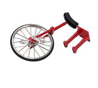 Shuoshenm Ornement de modèle de monocycle Miniature, Jouet de vélo à Une Roue, Design réaliste et Vivant avec Finition en Alliage texturé, décoration de Bureau exquise pour étagère, Rebord