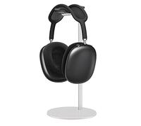 SHUOSUO Support Casque Bureau Aluminium, Porte de Headset avec Base Solide, Compatible avec AirPods Max, Beats, Bose, B&O, Sony, Sennheiser, etc (Argenté)