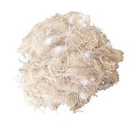 Shuoxpy Matériaux naturels de nidification pour oiseaux, idéal pour la construction de nids et les cachettes, 100 g