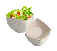 Shuqio Lot de 8 coupelles à sauce et snacks en PP, petits bols pour céréales, salades, desserts, sushis, fruits et soupes, réutilisables et lavables au lave-vaisselle