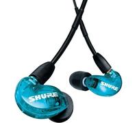 Shure AONIC 215 Casque à isolation sonore filaire, son clair, transducteur unique, siège intra-auriculaire, câble détachable, compatible avec les appareils AppleApple et Android - Bleu